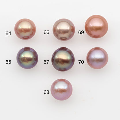 10-11mm Loose Edison Pearl, Freshwater Pearl in Natural Colors with High Luster, Single Pice for Jewelry Making, No Hole, SKU # 2918EP