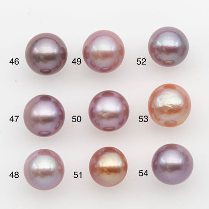 10-11mm Loose Edison Pearl, Freshwater Pearl in Natural Colors with High Luster, Single Pice for Jewelry Making, No Hole, SKU # 2919EP