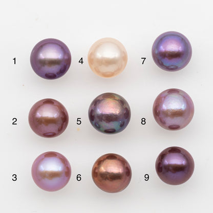 10-11mm Loose Edison Pearl, Freshwater Pearl in Natural Colors with High Luster, Single Pice for Jewelry Making, No Hole, SKU # 2920EP