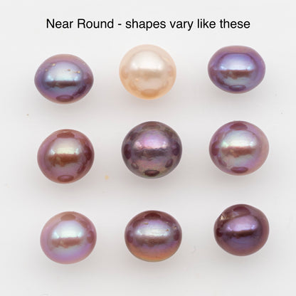 10-11mm Loose Edison Pearl, Freshwater Pearl in Natural Colors with High Luster, Single Pice for Jewelry Making, No Hole, SKU # 2920EP