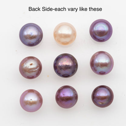 10-11mm Loose Edison Pearl, Freshwater Pearl in Natural Colors with High Luster, Single Pice for Jewelry Making, No Hole, SKU # 2920EP