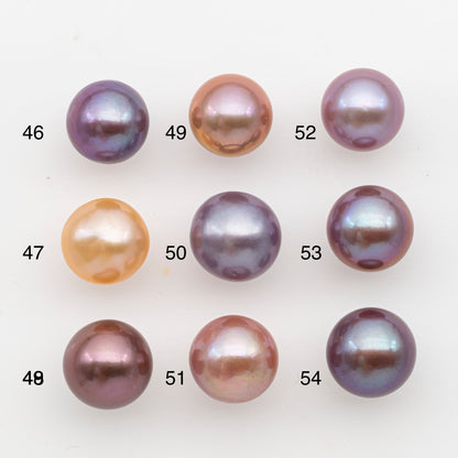 10-11mm Loose Edison Pearl, Freshwater Pearl in Natural Colors with High Luster, Single Pice for Jewelry Making, No Hole, SKU # 2920EP
