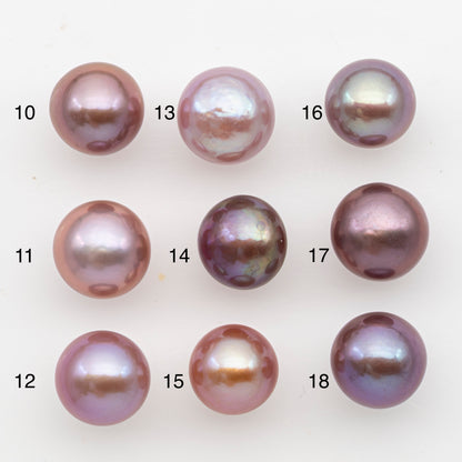10-11mm Loose Edison Pearl, Freshwater Pearl in Natural Colors with High Luster, Single Pice for Jewelry Making, No Hole, SKU # 2921EP