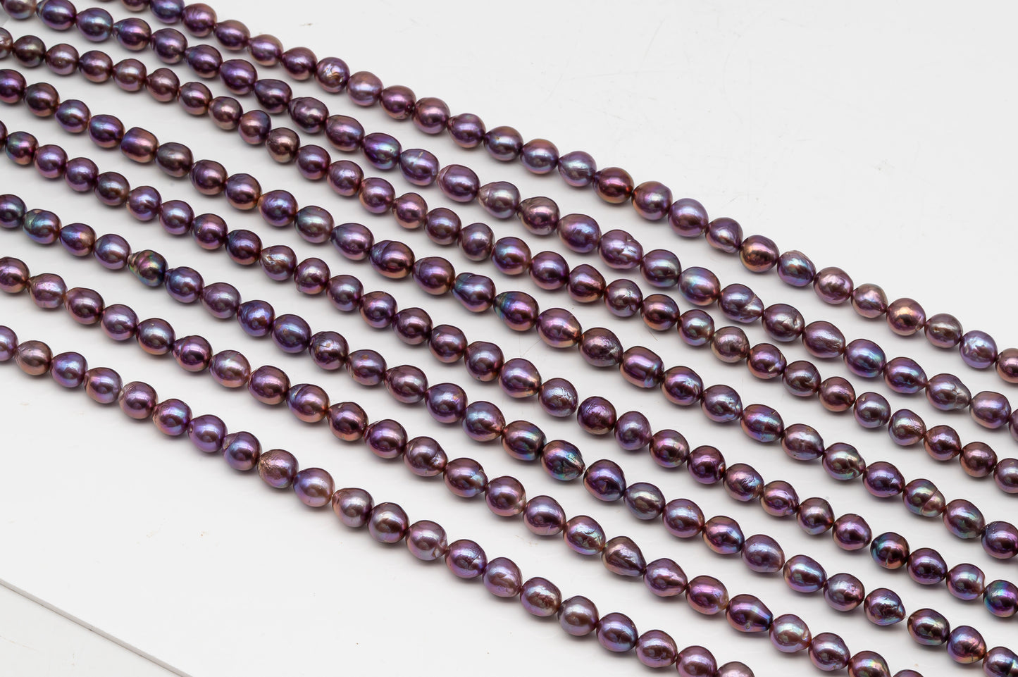 9-11mm Edison Pearl in Full Strand, Freshwater Pearl in Natural Colors with High Luster, Pre-Strung for Jewelry Making, SKU # 3114EP