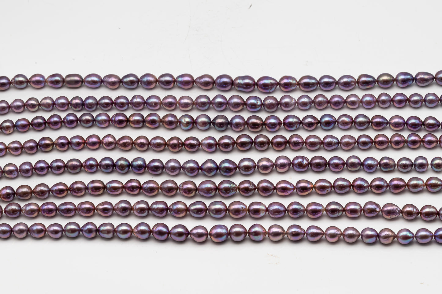 9-11mm Edison Pearl in Full Strand, Freshwater Pearl in Natural Colors with High Luster, Pre-Strung for Jewelry Making, SKU # 3115EP