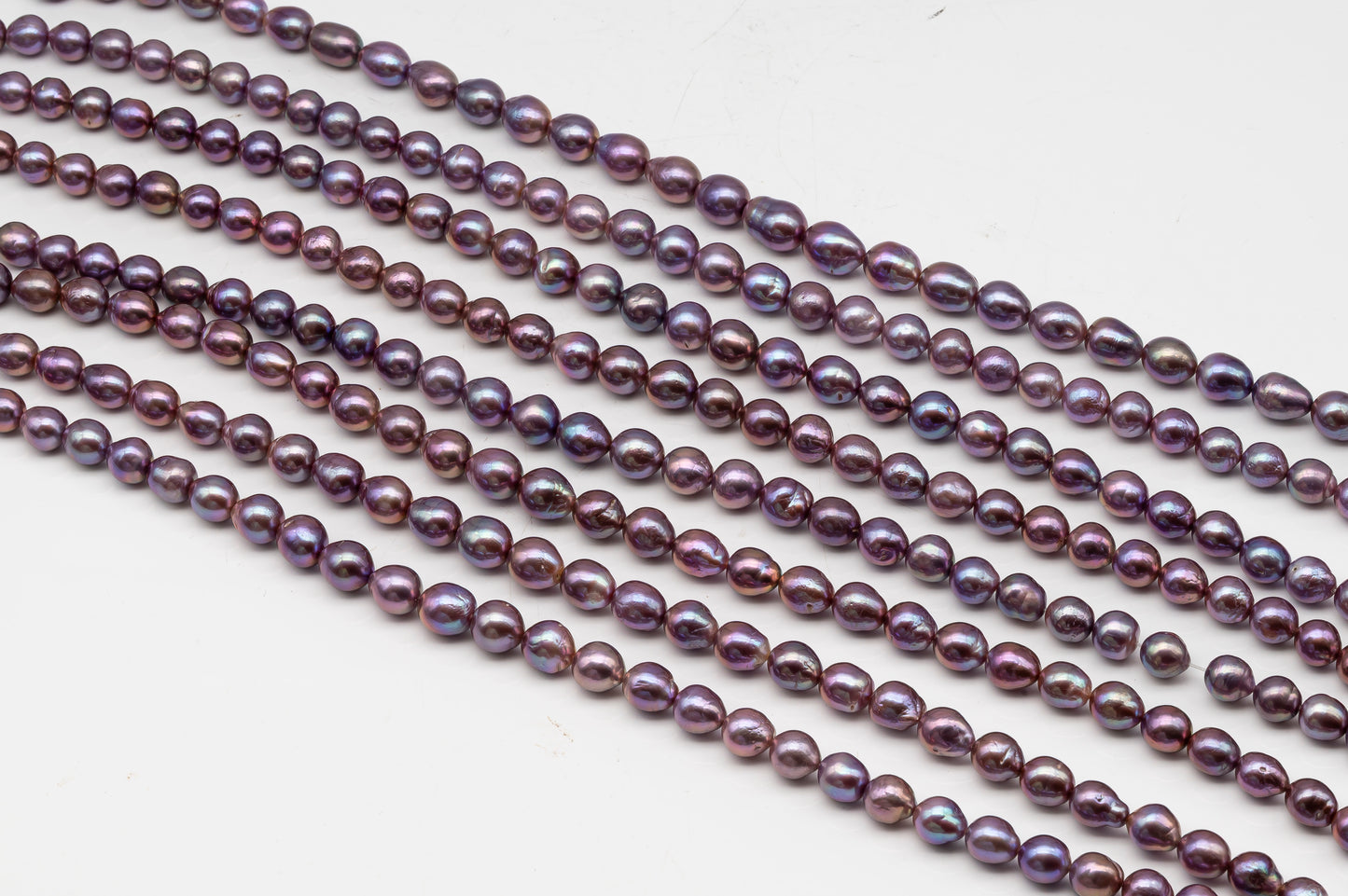 9-11mm Edison Pearl in Full Strand, Freshwater Pearl in Natural Colors with High Luster, Pre-Strung for Jewelry Making, SKU # 3115EP