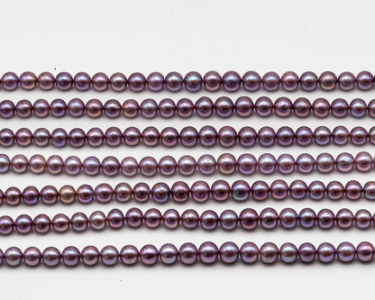 10-12mm Edison Pearl in Full Strand, Freshwater Pearl in Natural Colors with High Luster, Pre-Strung for Jewelry Making, SKU # 3118EP