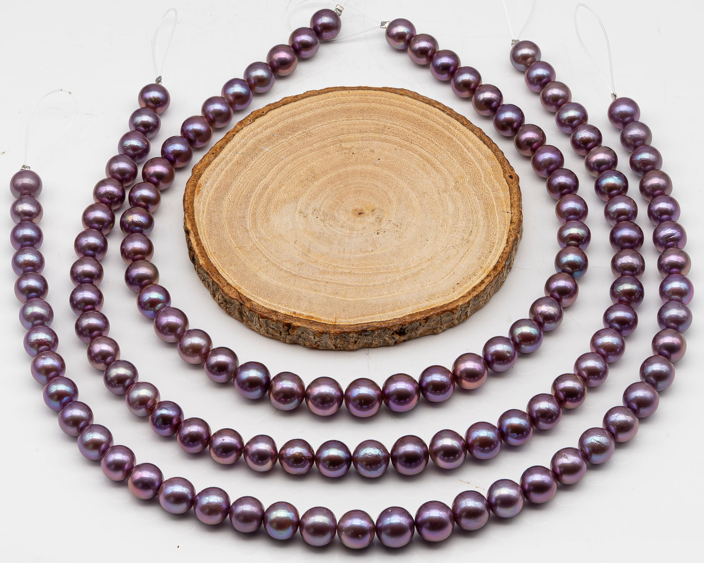 10-12mm Edison Pearl in Full Strand, Freshwater Pearl in Natural Colors with High Luster, Pre-Strung for Jewelry Making, SKU # 3118EP