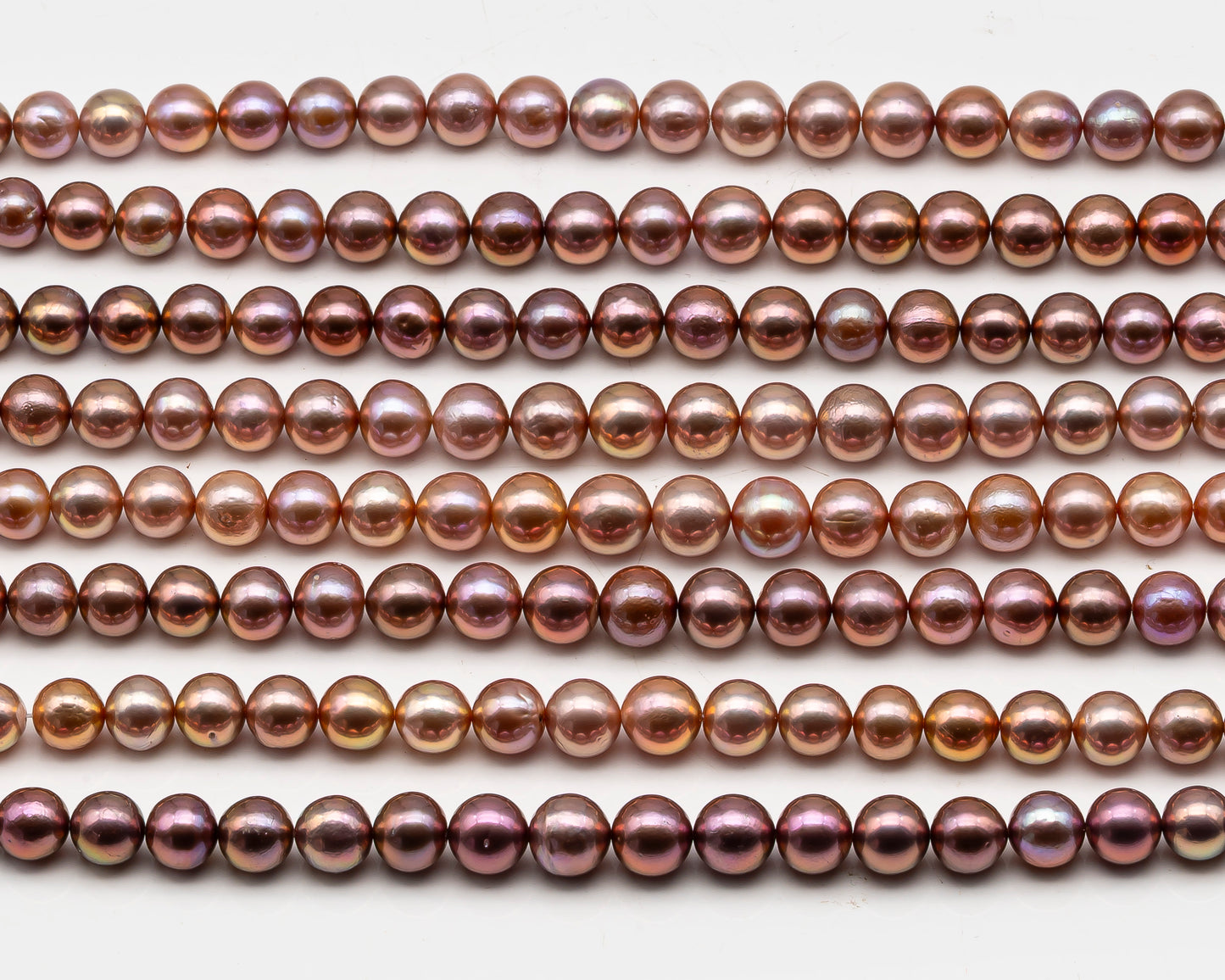 10-12mm Edison Pearl in Full Strand, Freshwater Pearl in Natural Colors with High Luster, Pre-Strung for Jewelry Making, SKU # 3120EP