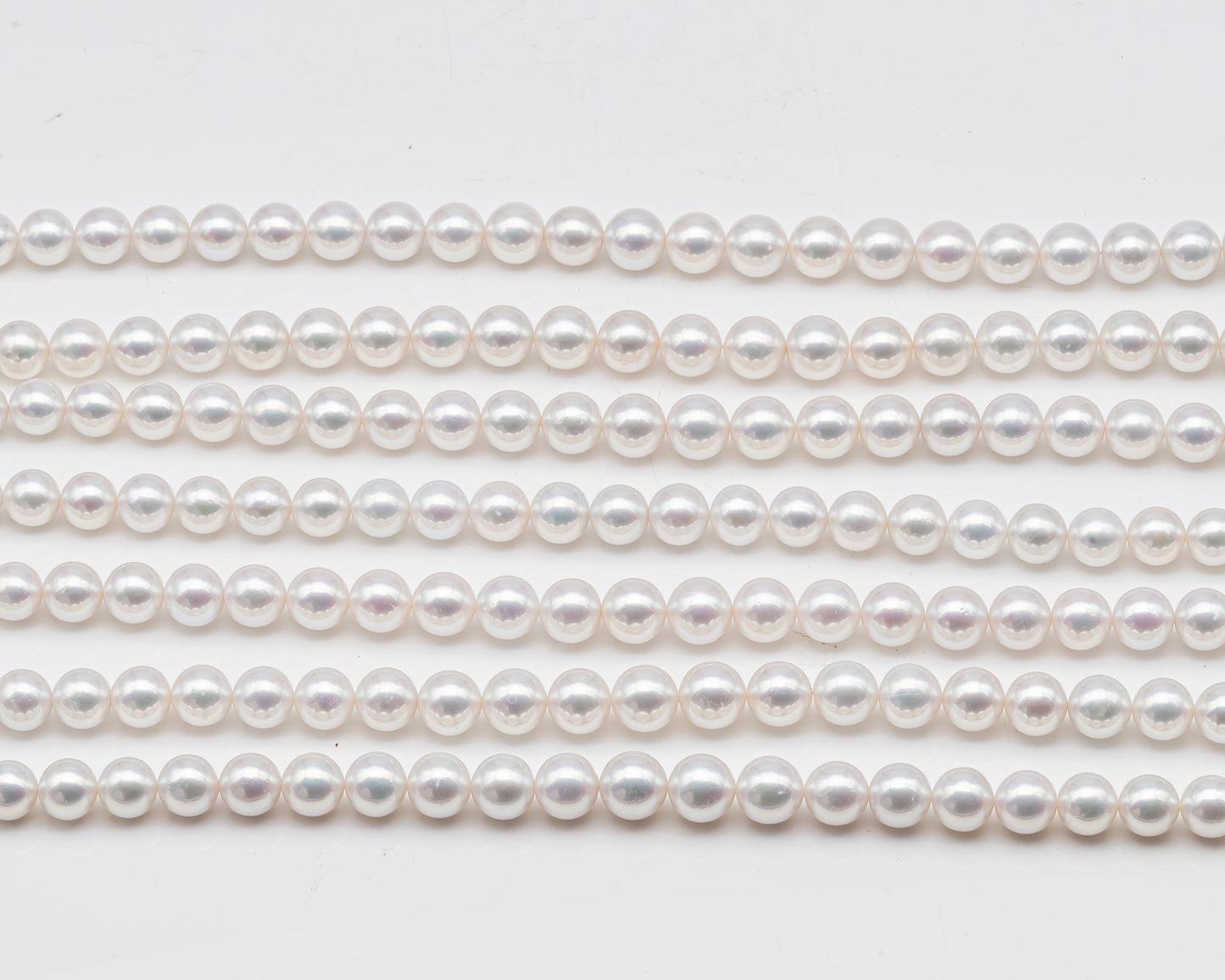 AAA 10-12mm Edison Pearl in Full Strand, Freshwater Pearl in White Colors with High Luster, Pre-Strung for Jewelry Making, SKU # 3121EP