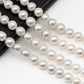 11-13mm Near Round Edison Pearl Strand with High Luster and White Colors, SKU # 2404EP