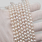 6-7mm Rice Freshwater Pearl in Full Strand, White Color with Nice Luster for Beading, SKU # 2433FW