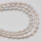 6-7mm Tiny Baroque Pearl, Mini Odd Shape Freshwater Pearl Bead in Natural White Color on a Full Strand, SKU # 2437FW