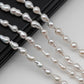 6-7mm Tiny Baroque Pearl, Mini Odd Shape Freshwater Pearl Bead in Natural White Color on a Full Strand, SKU # 2437FW