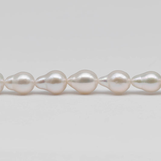 6-7mm Mini Baroque Pearl in Uniform Shape, Small Freshwater Pearl Bead in Natural White Color on a Full Strand, SKU # 2438FW