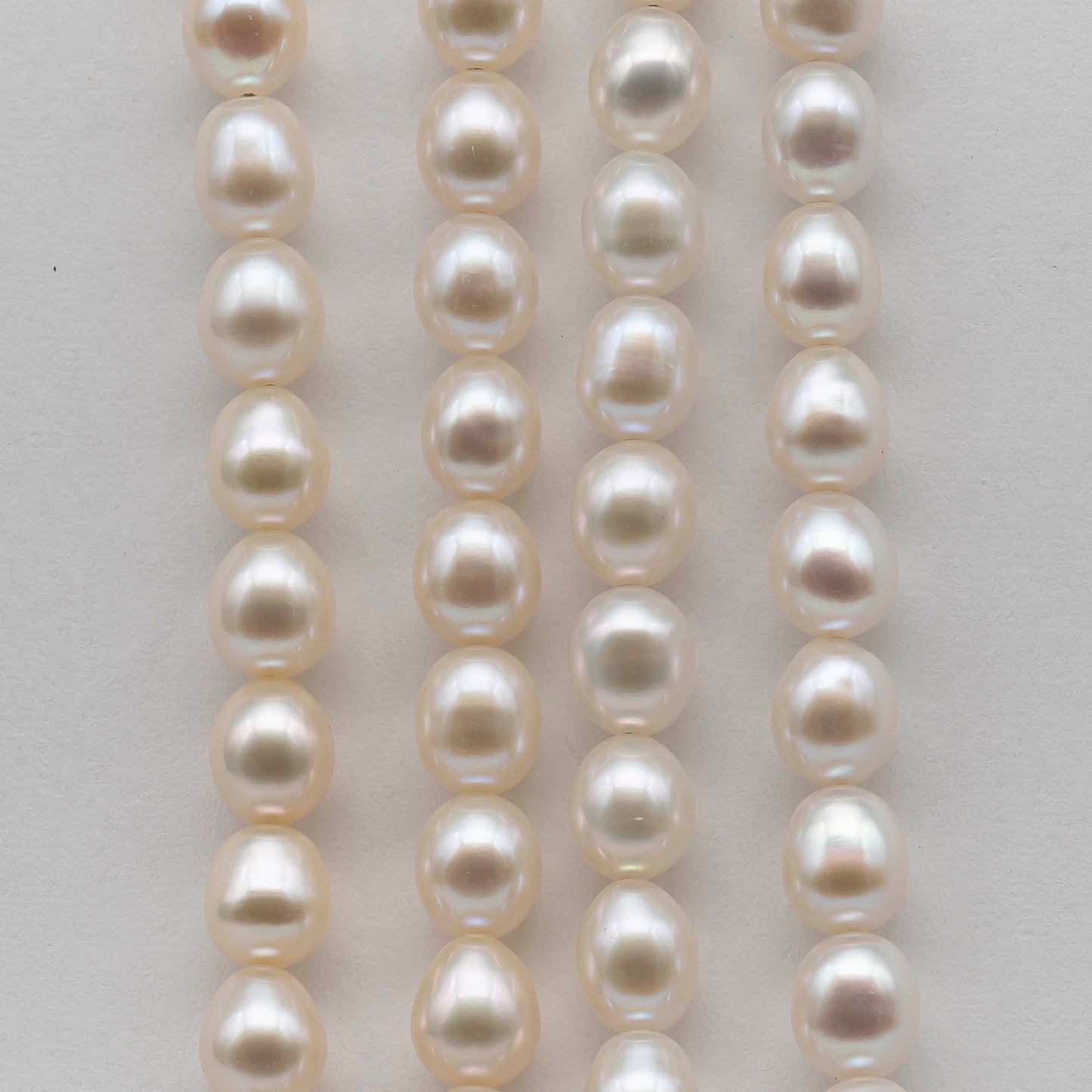 AAA 5-5.5mm Rice Pearl in Natural White Color with Amazing High Lusters, SKU # 2440FW