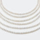 3-3.5mm Freshwater Pearls Near Round Pearl Beads, White Color With Very Nice Luster, Seed Pearls, Full Strand, SKU# 1963FW