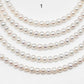 AAA 5-5.5mm White Freshwater Pearl Bead in Near Round with Blemishes for Jewelry Making, SKU # 1964FW