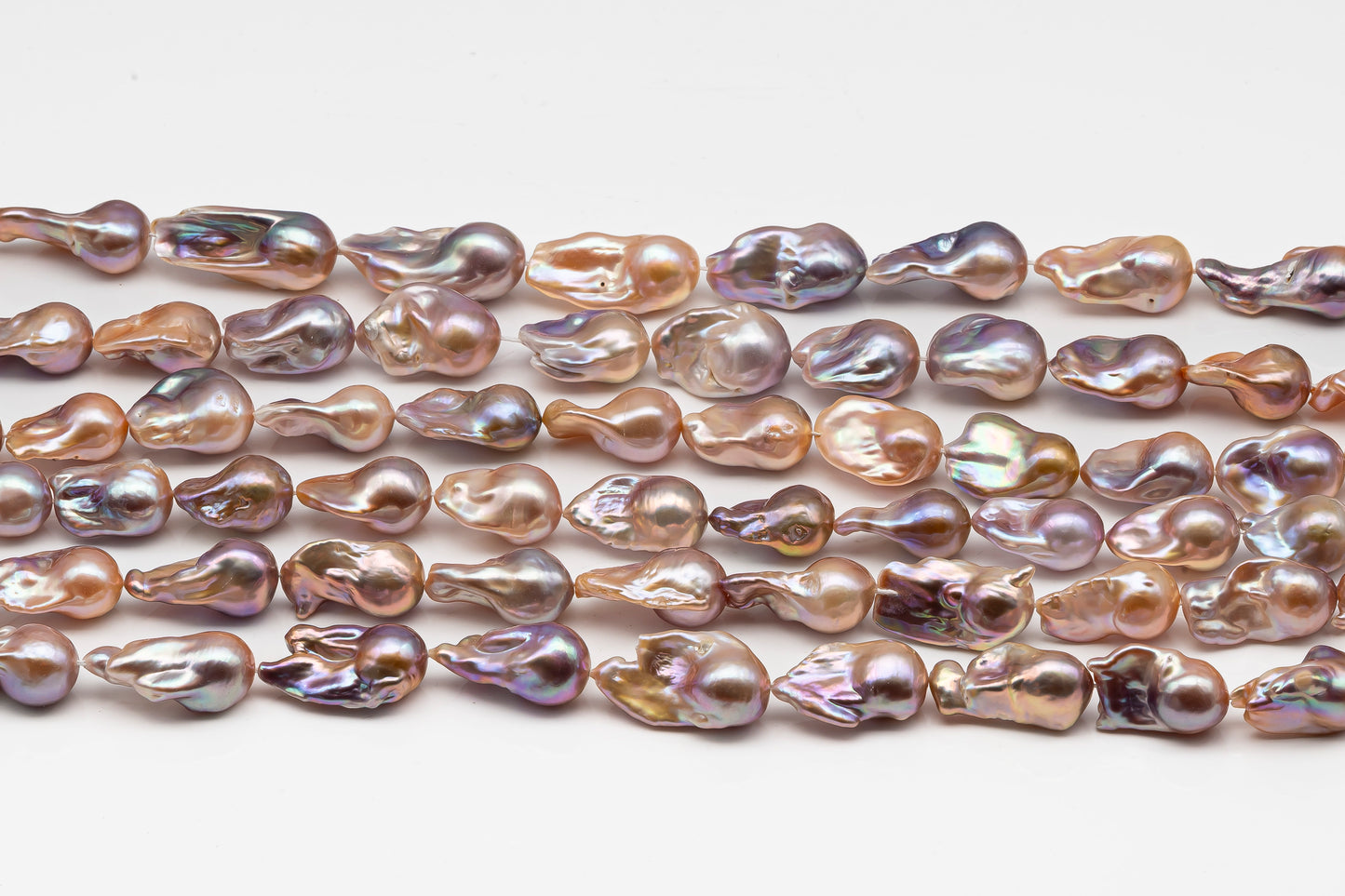 Large Size Baroque Pearl Natural Color, From 14-18 x 22-28mm Drop Shape, Full Strand, 1 Pc, or Large Hole, SKU # 2897BA