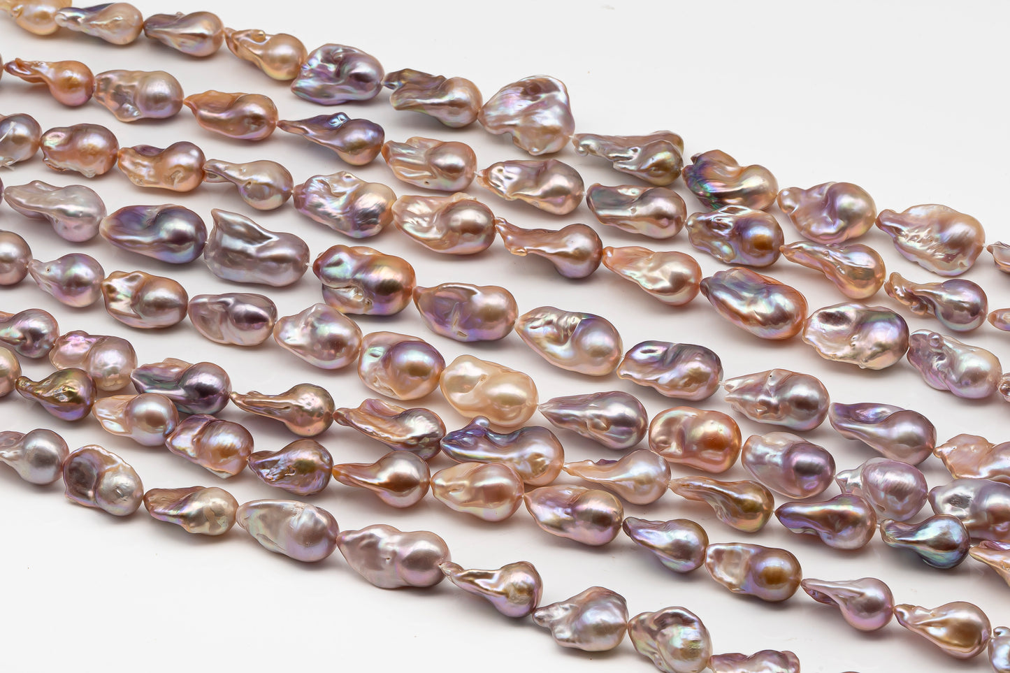 Large Size Baroque Pearl Natural Color, From 14-18 x 22-28mm Drop Shape, Full Strand, 1 Pc, or Large Hole, SKU # 2897BA