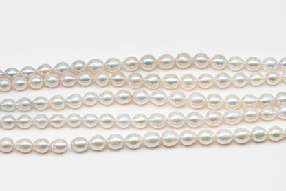 9-12mm Edison Pearl Strand with High Luster and White Colors, SKU # 2900EP