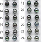 9.5-10mm Loose Tahitian Pearl Pair Teardrop with High Luster, Drop Shaped for Making Earring, Undrilled Pearls, SKU# LTH002