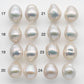 11-12mm Freshwater Edison Pearl Loose Pair Undrilled with Limited Blemishes and High Luster for Making Earring, SKU # 1358EP