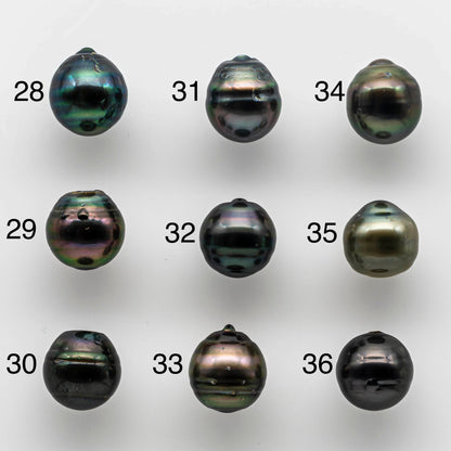 11-12mm Undrilled Tahitian Pearl Drop with High Luster and Natural Color, Loose Single Piece for Jewelry Making, SKU # 1652TH