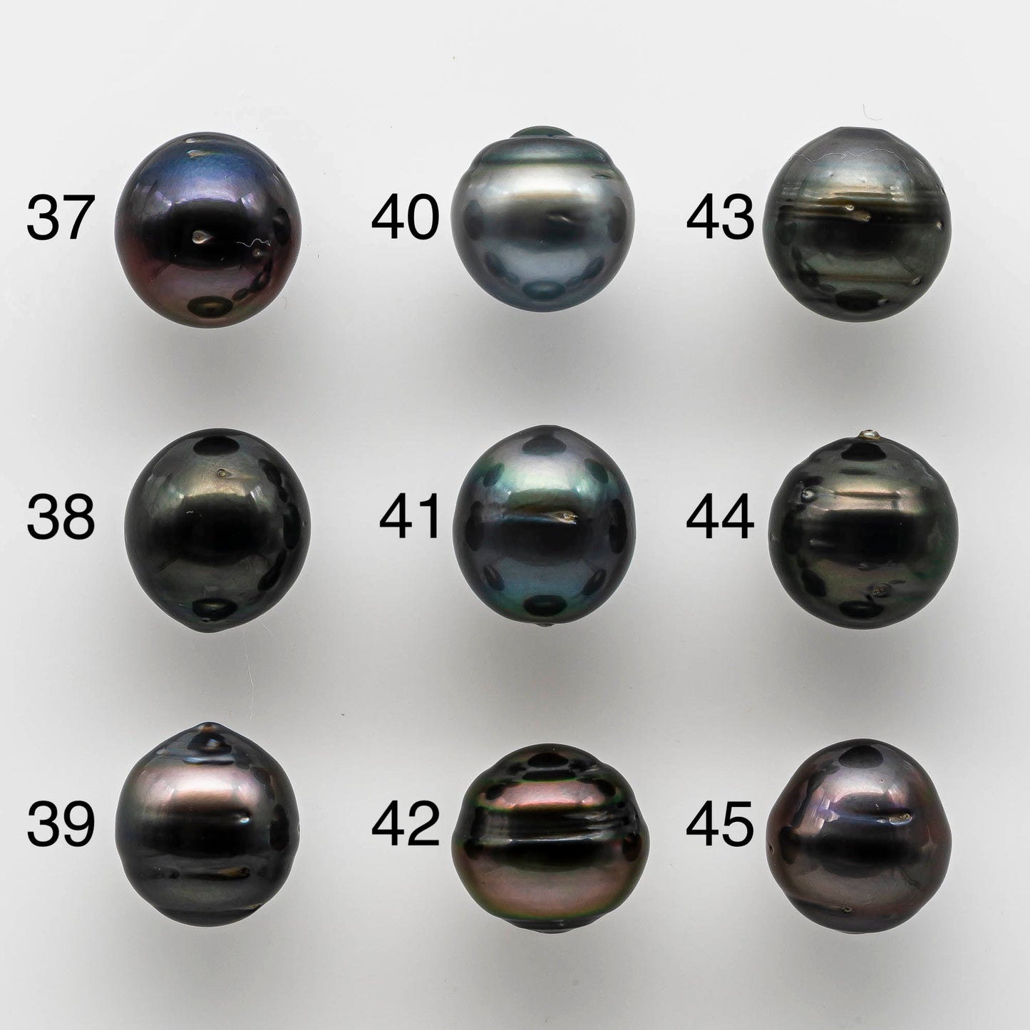 12-13mm Tahitian Pearl Bead Drop No Hole in High Luster and Natural Color, Half or Full Drilled to Large Hole, SKU # 1658TH