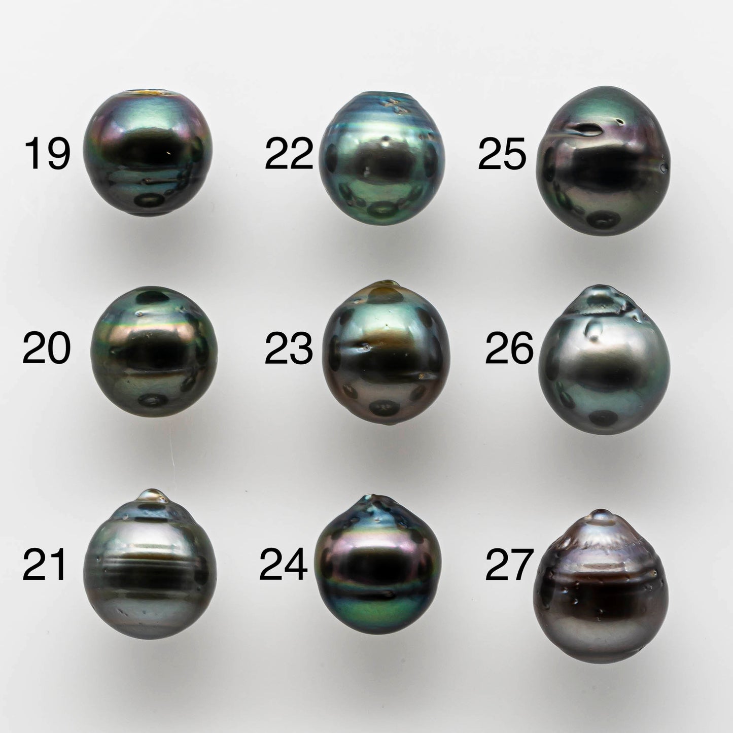 12-13mm Undrilled Tahitian Pearl Bead Drop Single Piece with High Luster and Natural Color, Half or Full Drilled to Large Hole, SKU # 1659TH