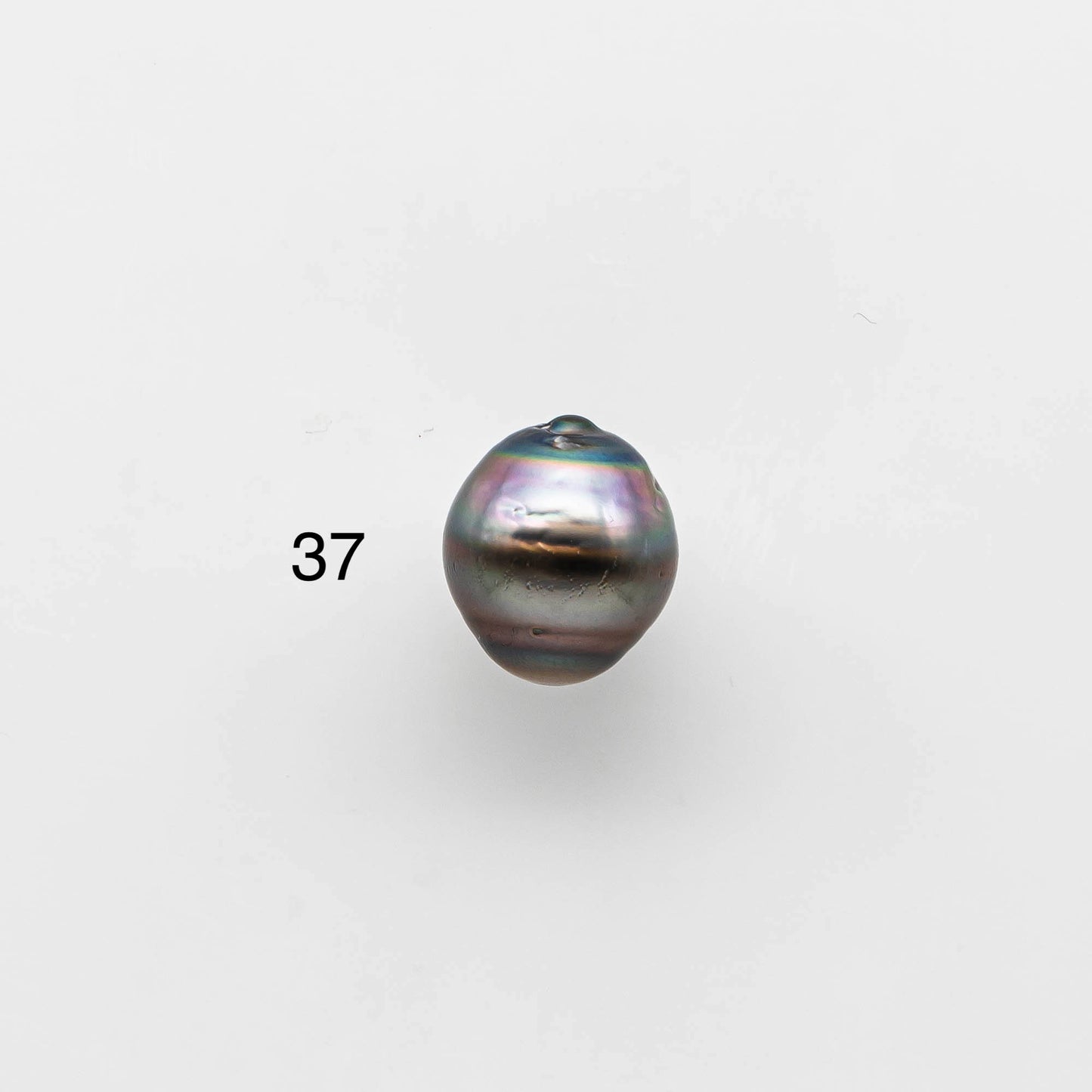 13-14mm Large Size Tahitian Pearl Bead Drop Loose Undrilled Natural Color and High Luster, Half of Full Drilled to Large Hole, SKU # 1660TH