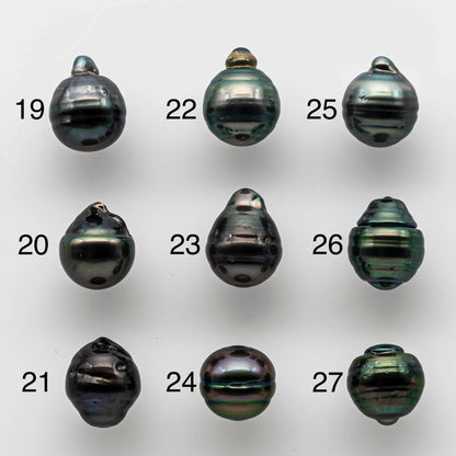 11-12mm Undrilled Tahitian Pearl Drop with High Luster and Natural Color, Loose Single Piece for Jewelry Making, SKU # 1652TH