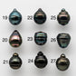 12-13mm Loose Tahitian Pearl Bead Drop with High Luster and Natural Color,  Half or Full Drilled, Undrilled or Large Hole, SKU # 1654TH