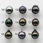 12-13mm Loose Tahitian Pearl Bead Drop Undrilled in High Luster and Natural Color, Half or Full Drilled to Large Hole, SKU # 1656TH