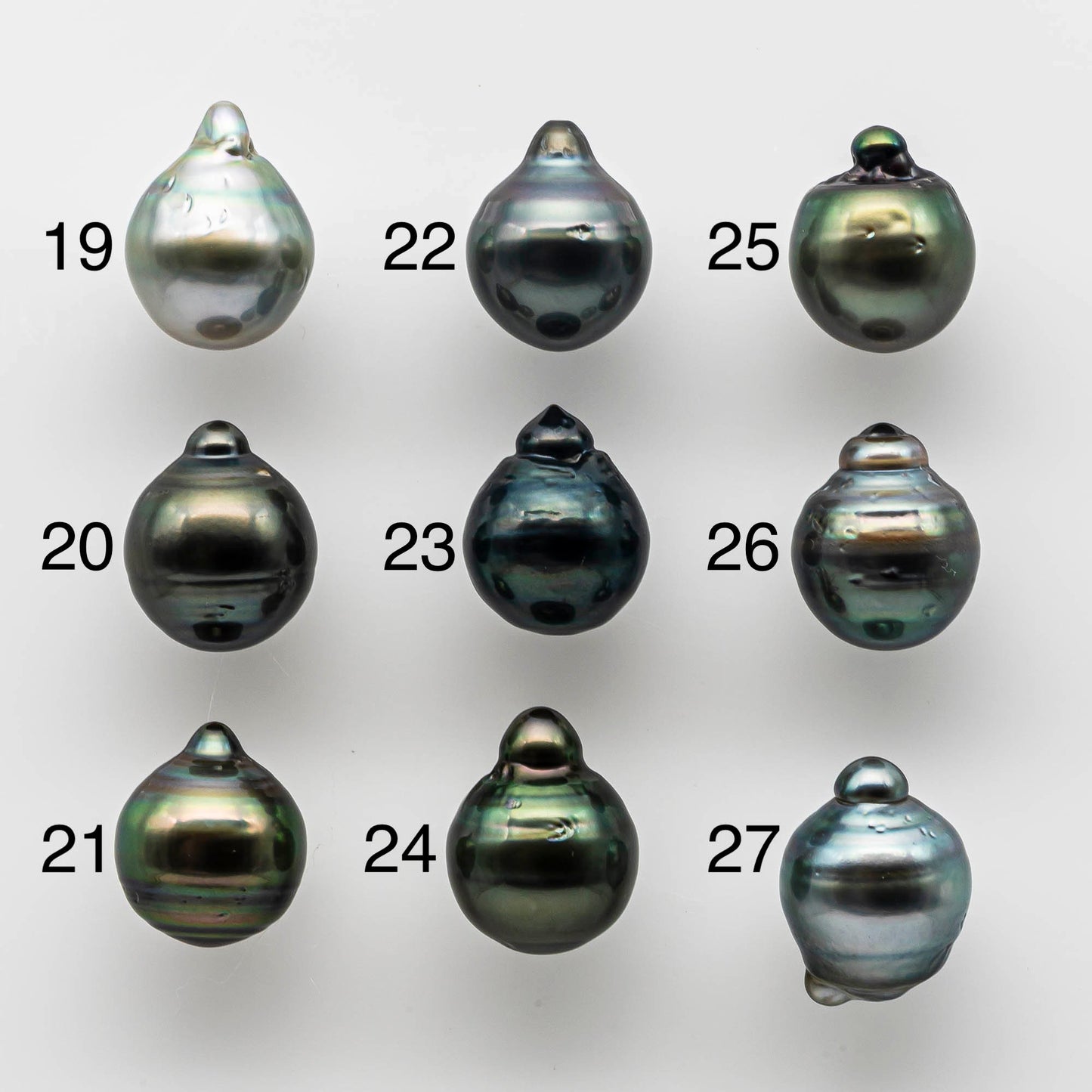 12-13mm Loose Tahitian Pearl Bead Drop Undrilled in High Luster and Natural Color, Half or Full Drilled to Large Hole, SKU # 1656TH