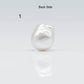 13-15mm Baroque South Sea Pearl in Natural White Color and High Luster with Blemishes, Single Piece Undrilled or Half Drilled, SKU # 1685SS