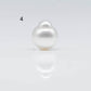 14-15mm Teardrop South Sea Pearl in Natural White Color and High Luster with Minor Blemishes, Loose Single Piece Undrilled, SKU # 1687SS