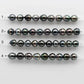 10-11mm Tahitian Pearl Near Round or Drop with Natural Color and High Luster, Short Strands with Blemishes for Jewelry Making, SKU # 1724TH