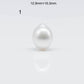 12 or 14mm South Sea Pearl Teardrop in Natural White Color and High Luster with Minor Blemish, Loose Single Piece Undrilled, SKU # 1677SS