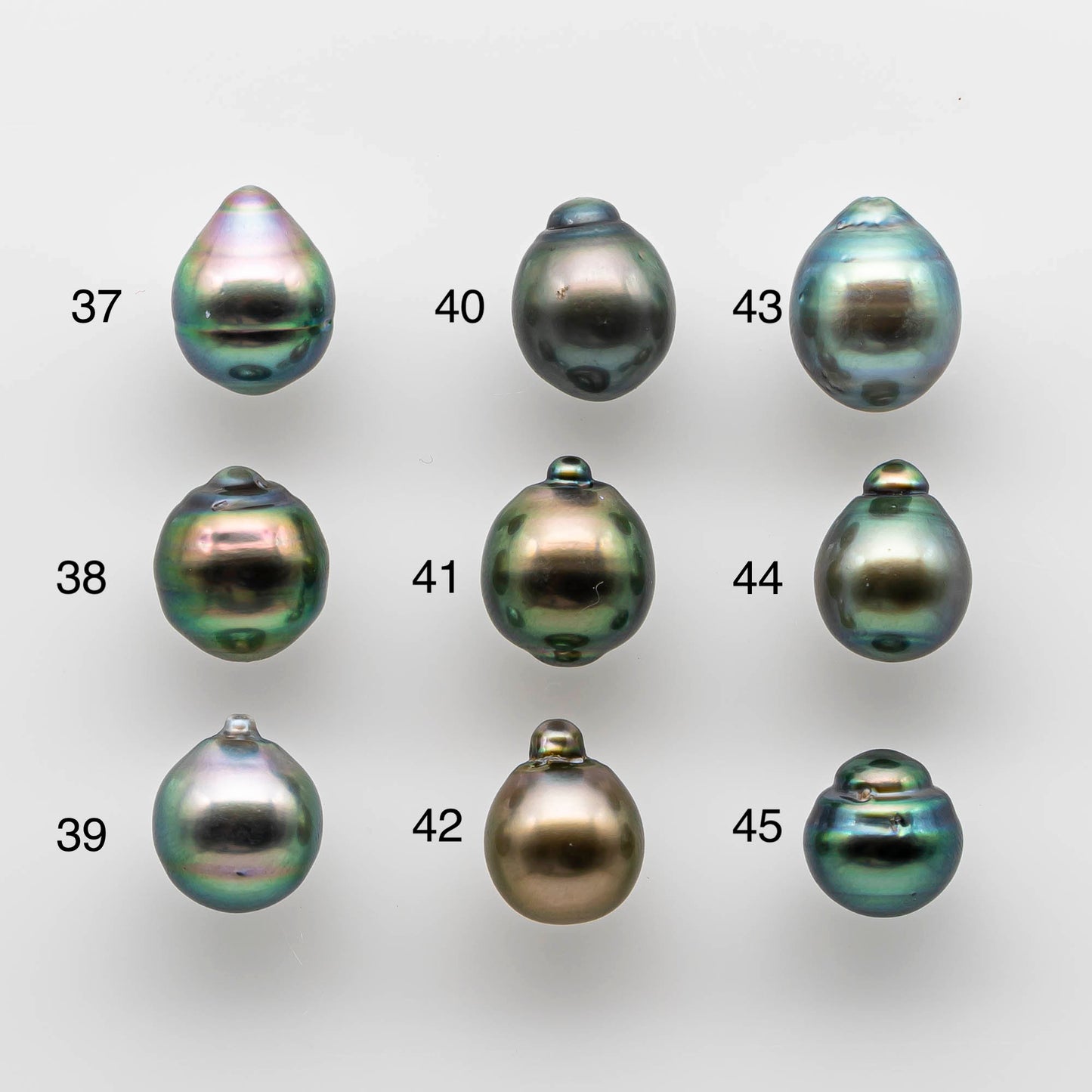 9-10mm Tahitian Pearl in Super High Luster and Minor Blemish, Single Piece Undrilled for Jewelry Making, SKU # 1740TH