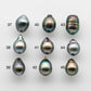 9-10mm Tahitian Pearl Teardrop with Amazing Luster and Natural Color, Single  Loose in Undrilled, Drilled or Large Hole, SKU # 1745TH