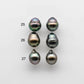 9-10mm Tahitian Pearl Teardrop with High Luster and Blemish, Matching Pair Loose Undrilled for Making Earring or Pendant, SKU # 1737TH