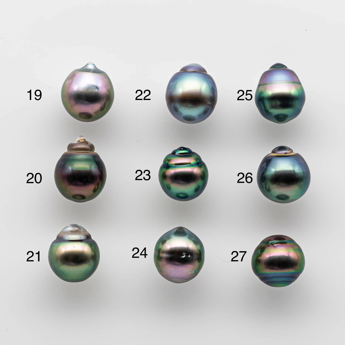 9-10mm Tahitian Pearl in Super High Luster and Minor Blemish, Single Piece Undrilled for Jewelry Making, SKU # 1740TH