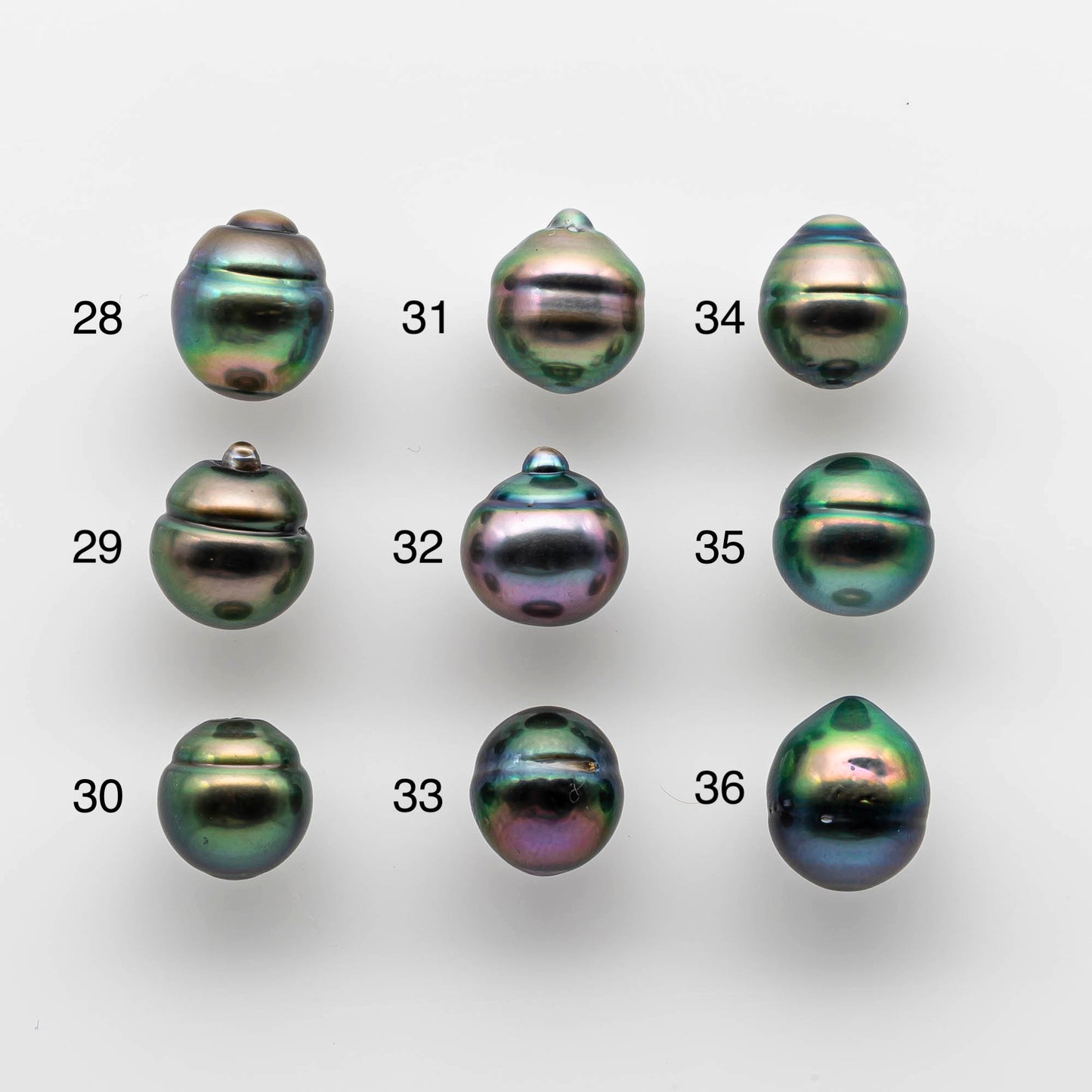 9-10mm Tahitian Pearl in Super High Luster and Minor Blemish, Single Piece Undrilled for Jewelry Making, SKU # 1740TH