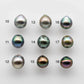 9-10mm Drop Tahitian Pearl with Beautiful Luster and Minor Blemish, Undrilled Loose Single Piece for Jewelry Making or Beading, SKU # 1741TH