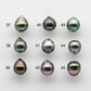 9-10mm Tahitian Pearl Drop with High Luster and Blemishes, Single Piece Loose Undrilled, Half or Full Drilled or Large Hole, SKU # 1744TH