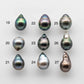 9-10mm Tahitian Pearl Teardrop with Amazing Luster and Natural Color, Single  Loose in Undrilled, Drilled or Large Hole, SKU # 1745TH