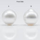 13-14mm White South Sea Pearl Drops in High Luster and Natural White Color with Minor Blemishes, Undrilled Loose Single Piece, SKU # 1751SS