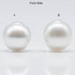 13-14mm White South Sea Pearl Drops in High Luster and Natural White Color with Minor Blemishes, Undrilled Loose Single Piece, SKU # 1751SS