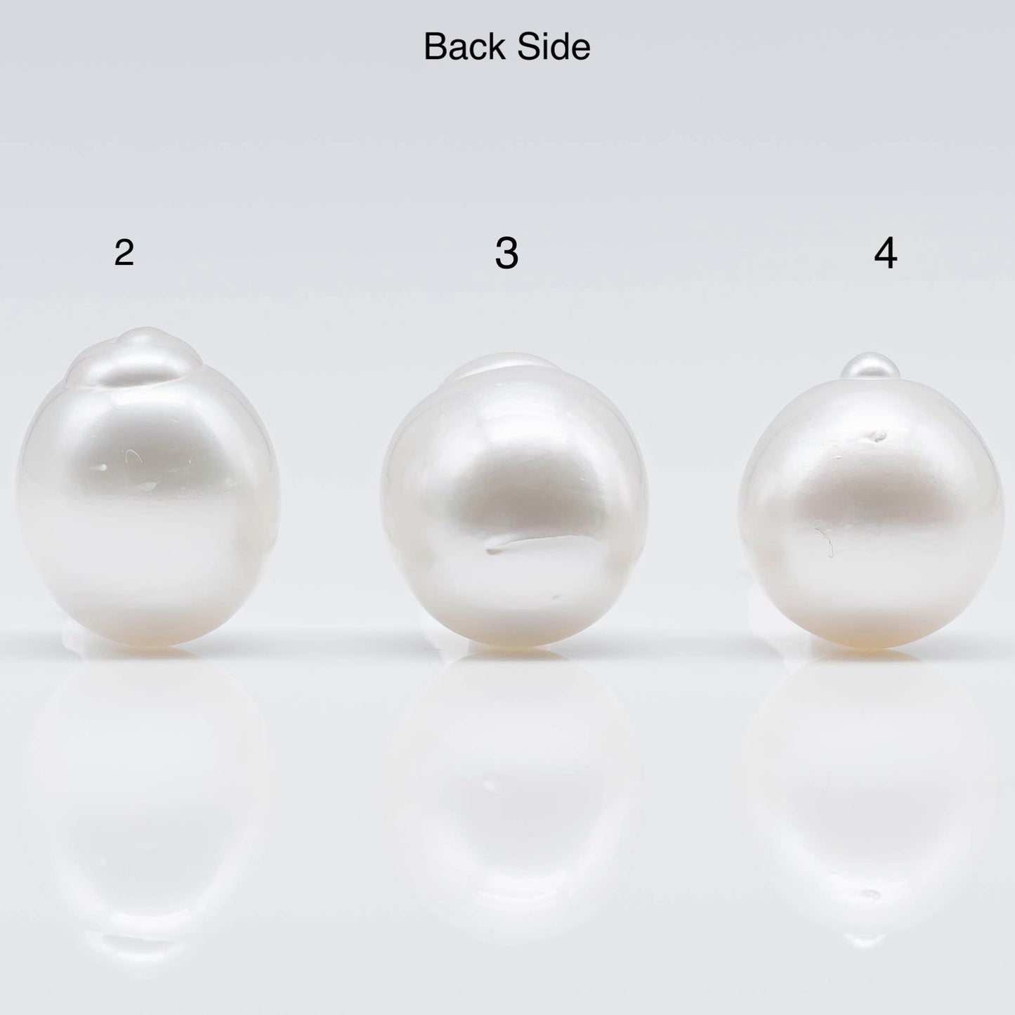 14-15mm White South Sea Pearl in Drop Shape with Natural Color and High Luster, Loose Undrilled Single Piece with Minor Blemish, SKU# 1755SS